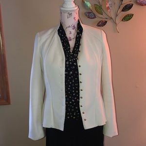 🦄 WHBM Off-white Blazer Gold Buttons